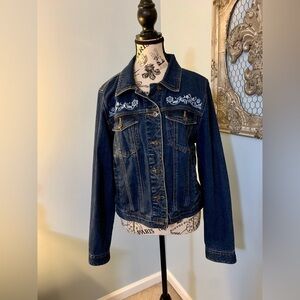 Outback Trading Company Ltd Women’s Denim Jacket Sz MED Jean Jacket Cowgirl